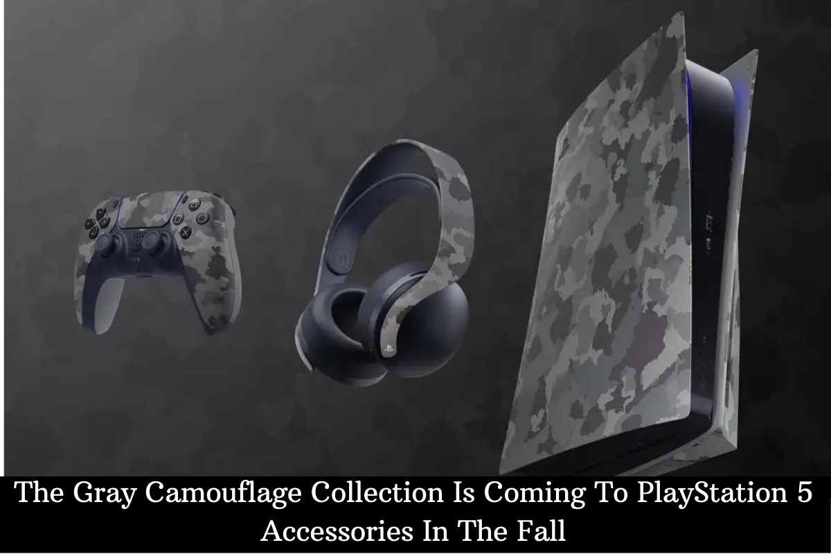The Gray Camouflage Collection Is Coming To PlayStation 5 Accessories In The Fall