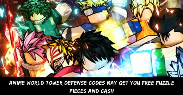 Anime World Tower Defense Codes May Get You Free Puzzle Pieces And Cash