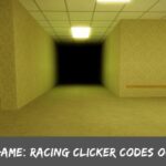 Back Room Game Racing Clicker Codes October 2022!