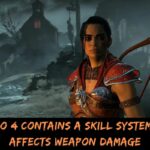 Diablo 4 Contains A Skill System That Affects Weapon Damage