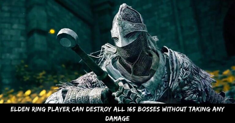 Elden Ring Player Can Destroy All 165 Bosses Without Taking Any Damage