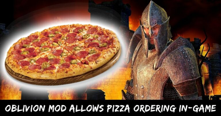 Oblivion Mod Allows Pizza Ordering In-game
