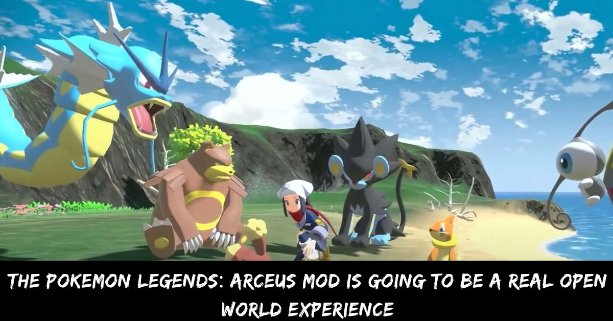 The Pokemon Legends Arceus Mod Is Going To Be A Real Open World Experience