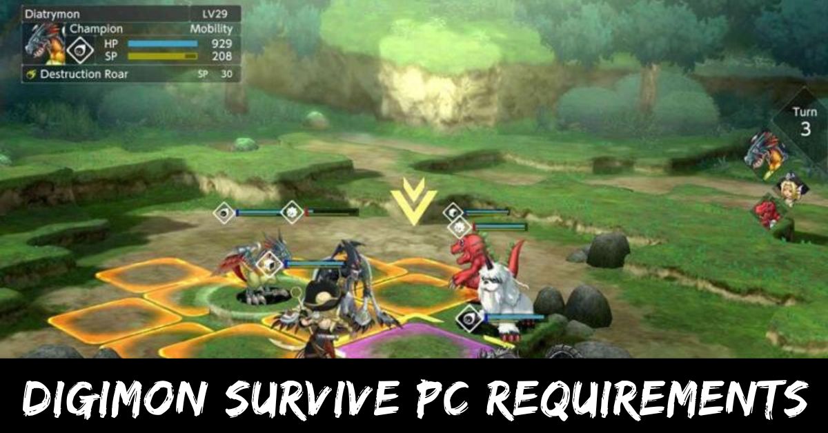 Digimon Survive Pc Requirements
