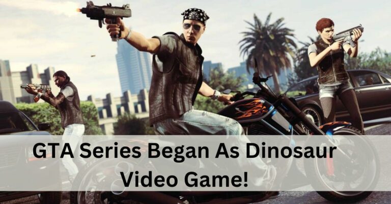 GTA Series Began As Dinosaur Video Game!