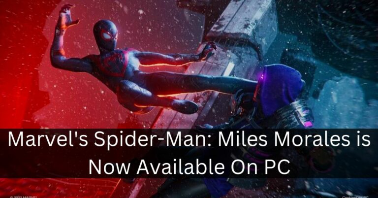 Marvel's Spider-Man: Miles Morales Is Now On PC