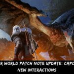 Monster Hunter World Patch Note Update Capcom Announces New Interactions