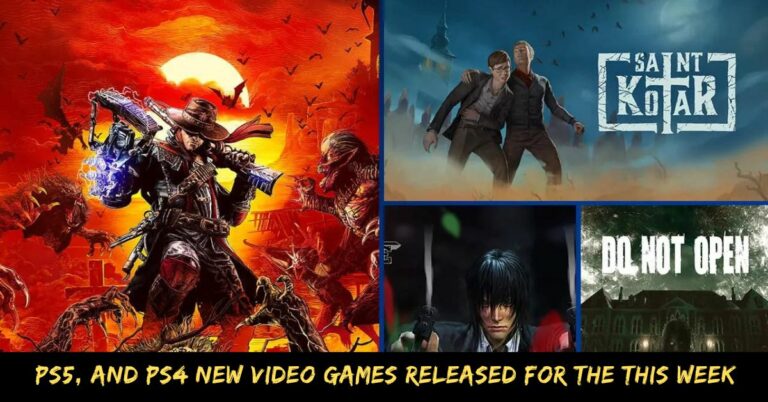 PS5, And PS4 New Video Games Released for the This Week