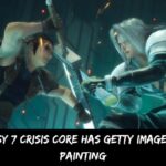 Final Fantasy 7 Crisis Core Has Getty Images Watermark Painting