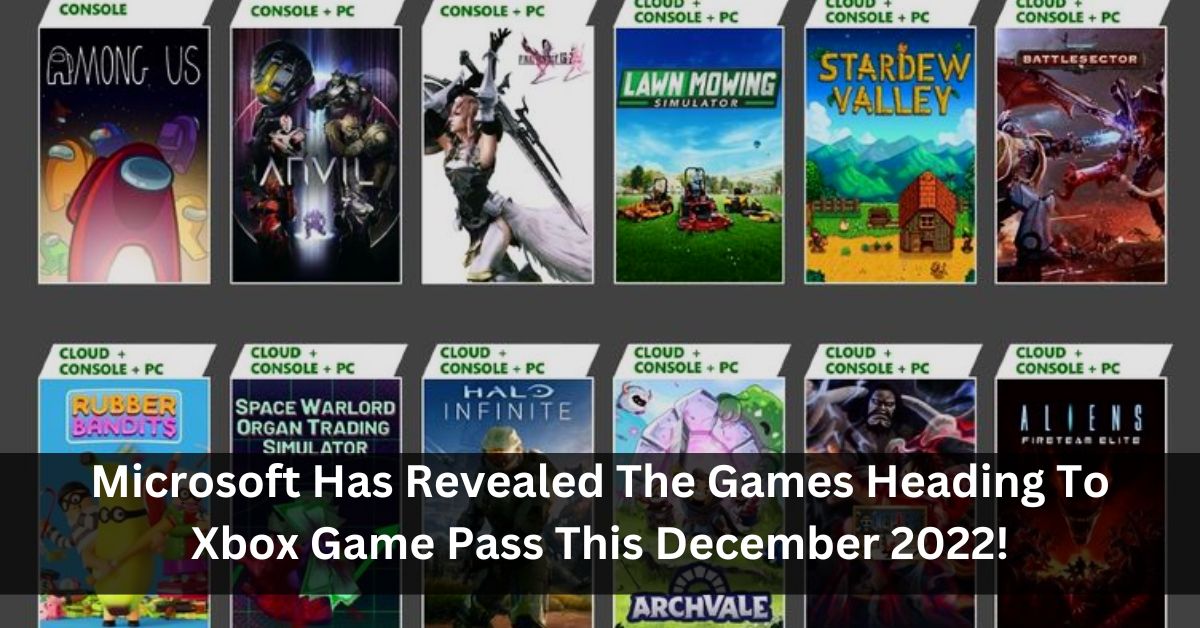 Xbox Game Pass This December 2022