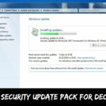 Microsoft's Security Update Pack for December 2022