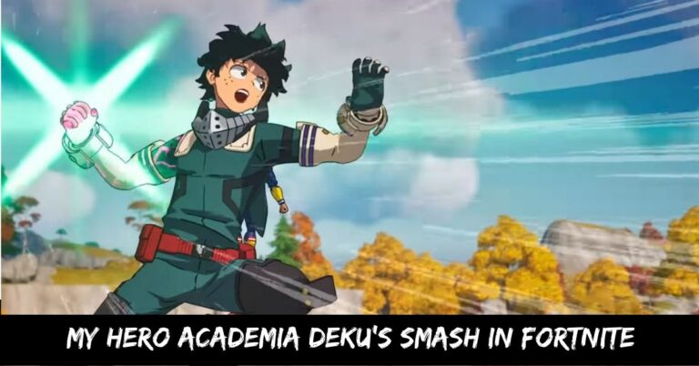 My Hero Academia Deku's Smash in Fortnite