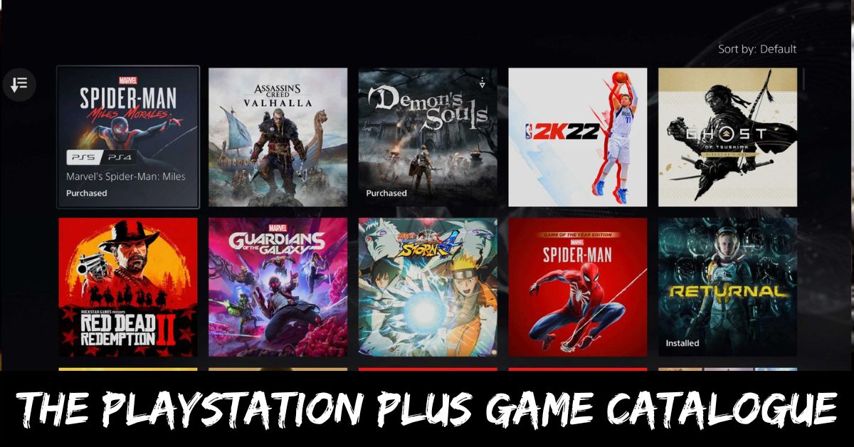 The Playstation Plus Game Catalogue