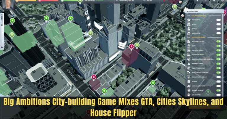 Big Ambitions City-building Game Mixes GTA, Cities Skylines, and House Flipper