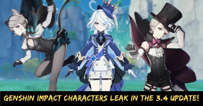 Genshin Impact Characters Leak in the 3.4 Update!