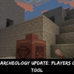 Minecraft 1.2 Archeology Update Players Can Use Brush Tool