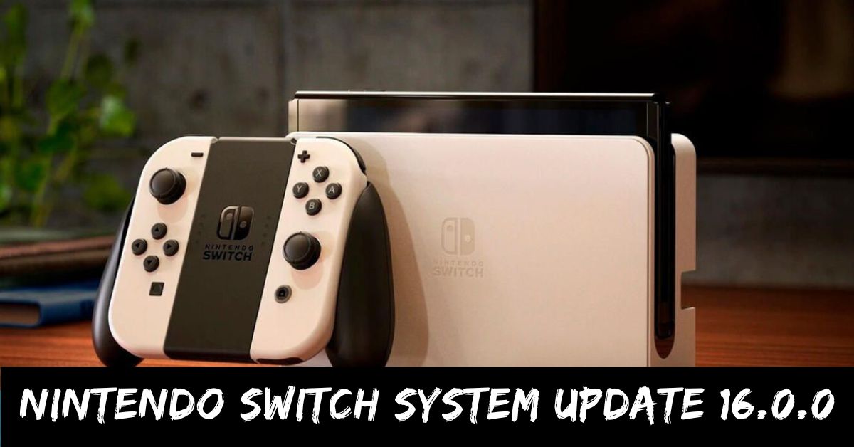 Nintendo Switch System Update 16.0.0