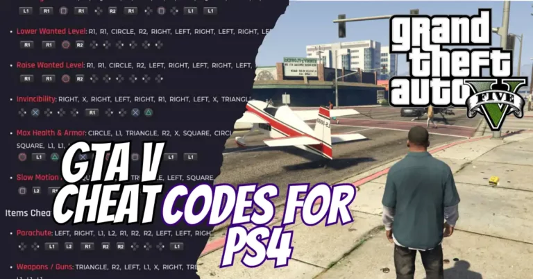 GTA V Cheats on PS4