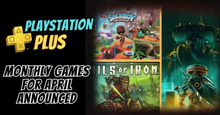 PlayStation Plus Monthly Games for April Announced