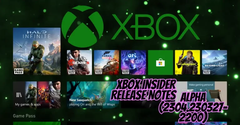 Xbox Insider Release Notes