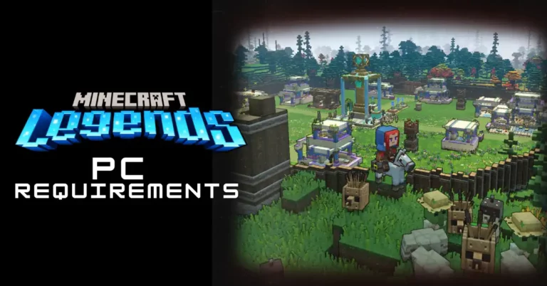 Minecraft Legends PC Requirements