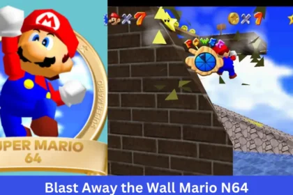 Blast Away the Wall Mario N64