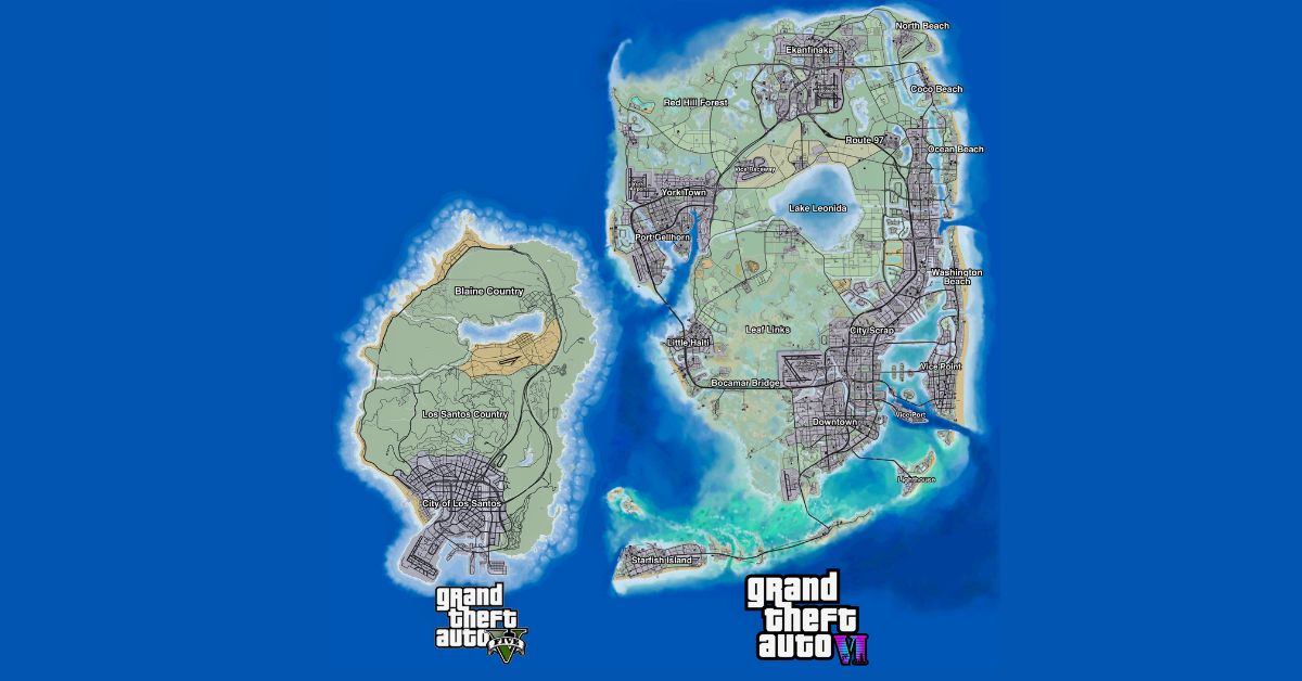 GTA 6 Concept Map Leak