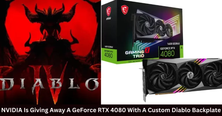 NVIDIA Is Giving Away A GeForce RTX 4080