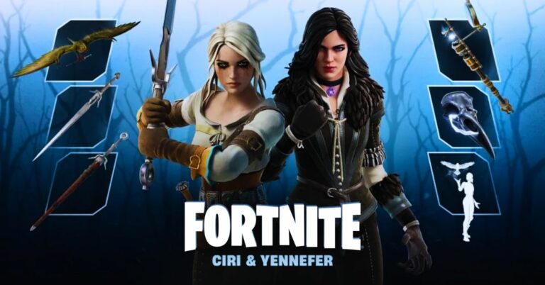 Fortnite x The Witcher Launches With Ciri and Yennefer Skins