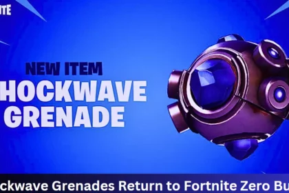 Shockwave Grenades Return to Fortnite