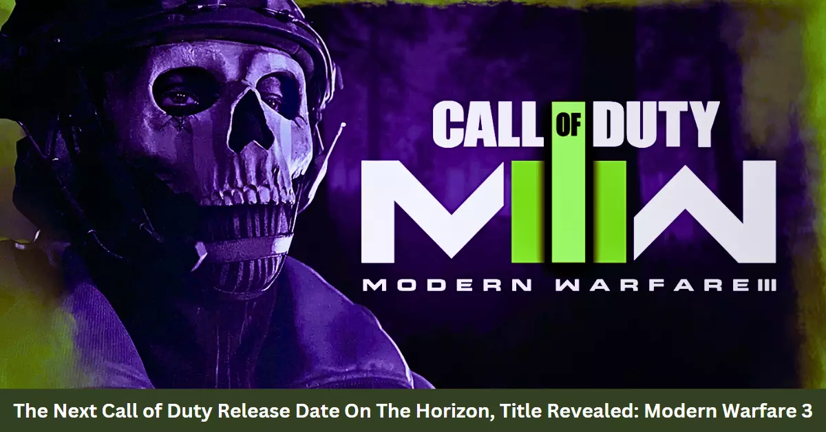 Next Call of Duty Release Date 