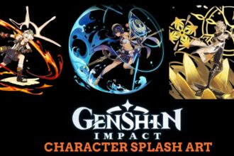 Genshin Impact 4.0 Character Splash Art