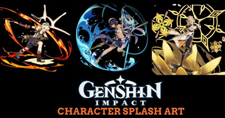 Genshin Impact 4.0 Character Splash Art