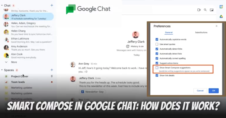Smart Compose in Google Chat How Does It Work
