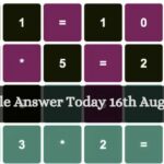 Nerdle Answer Today 16th Aug 2023