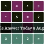 Nerdle Answer Today 8 Aug 2023