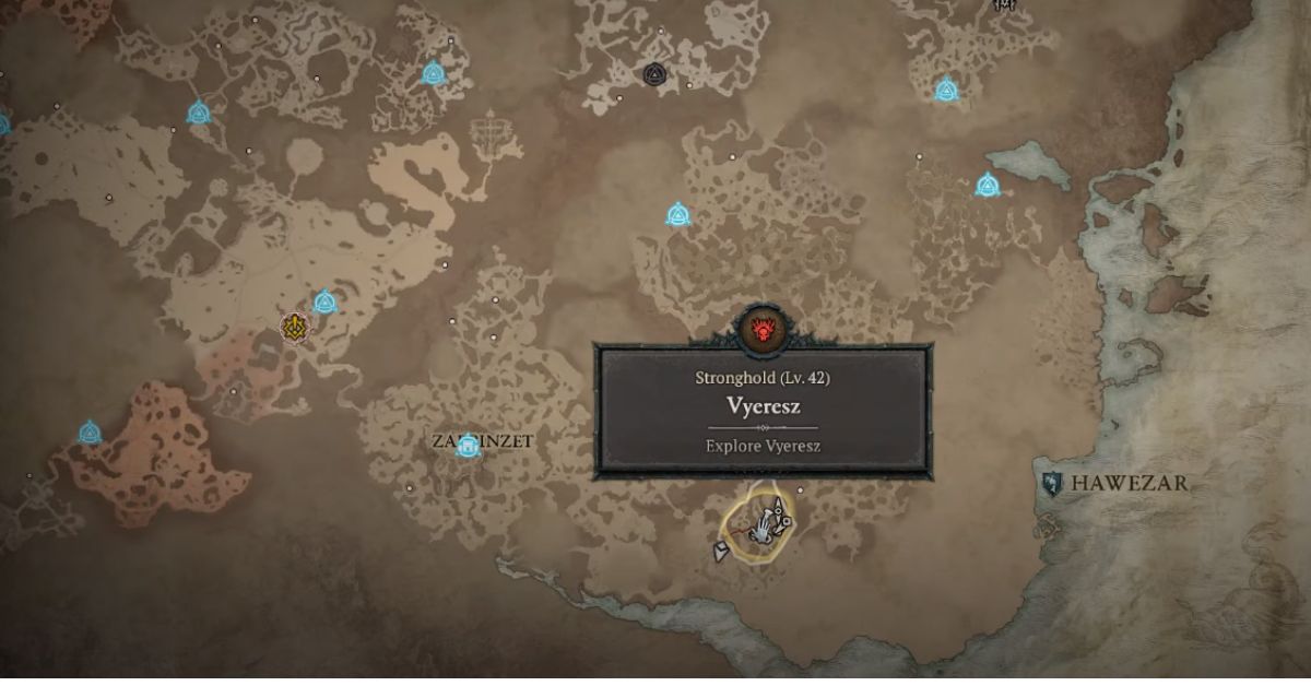 Diablo 4 Vyeresz Stronghold