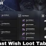 Last Wish Loot Table