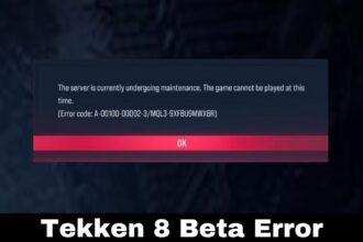 Tekken 8 Beta Error