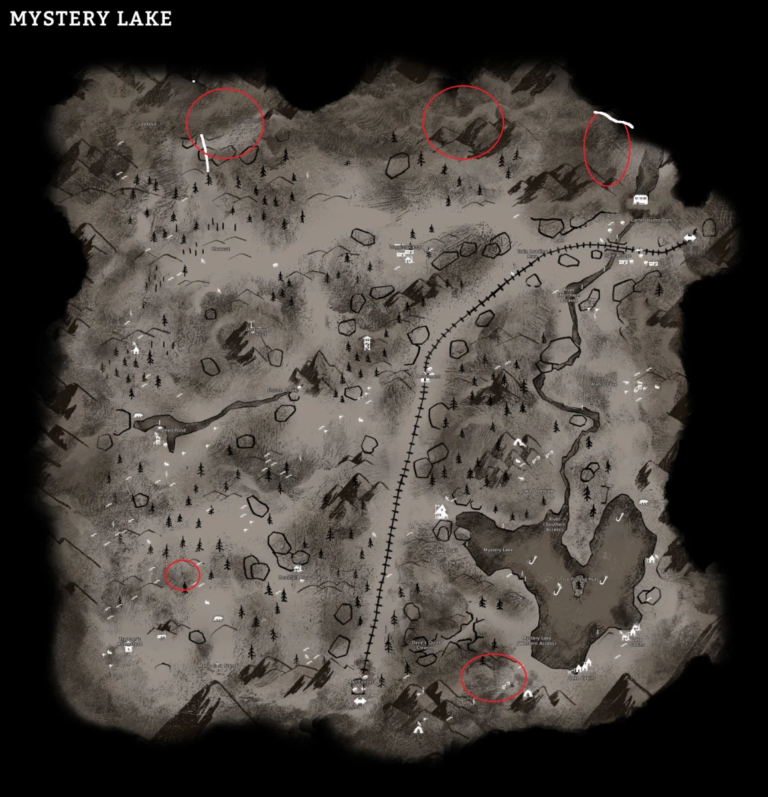 The Long Dark Mystery Lake Map