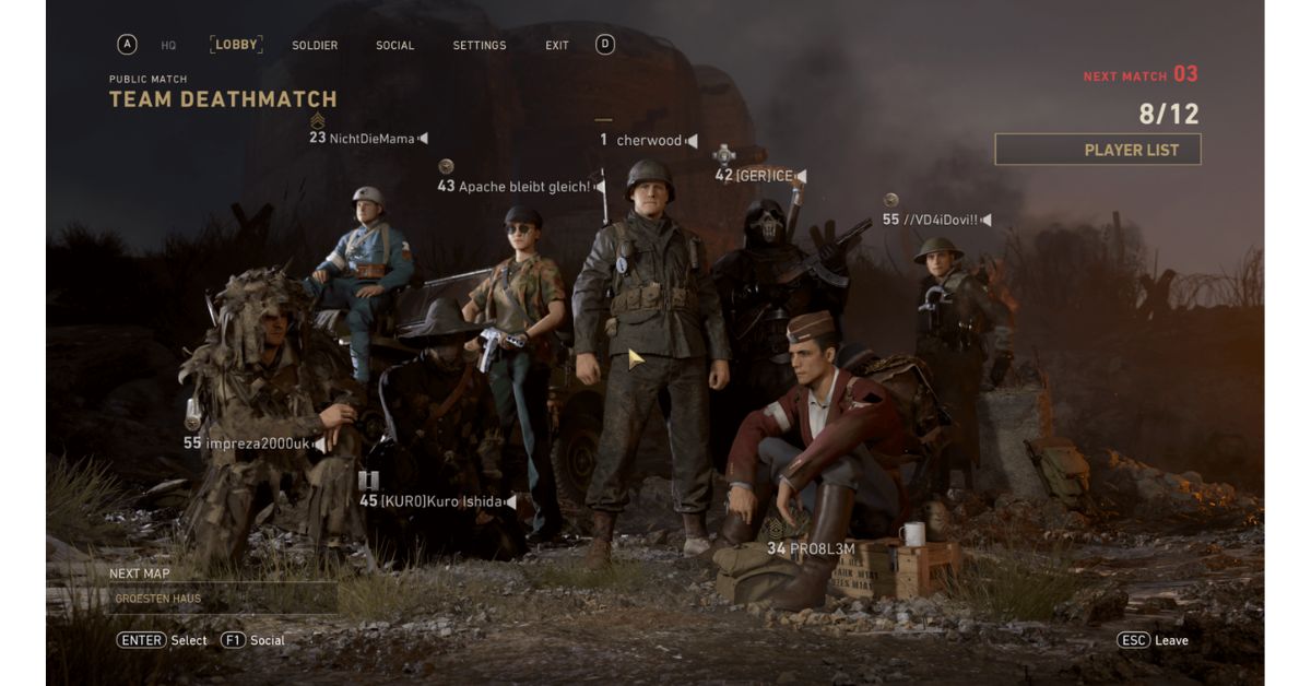 Call of Duty Lobby Leaks