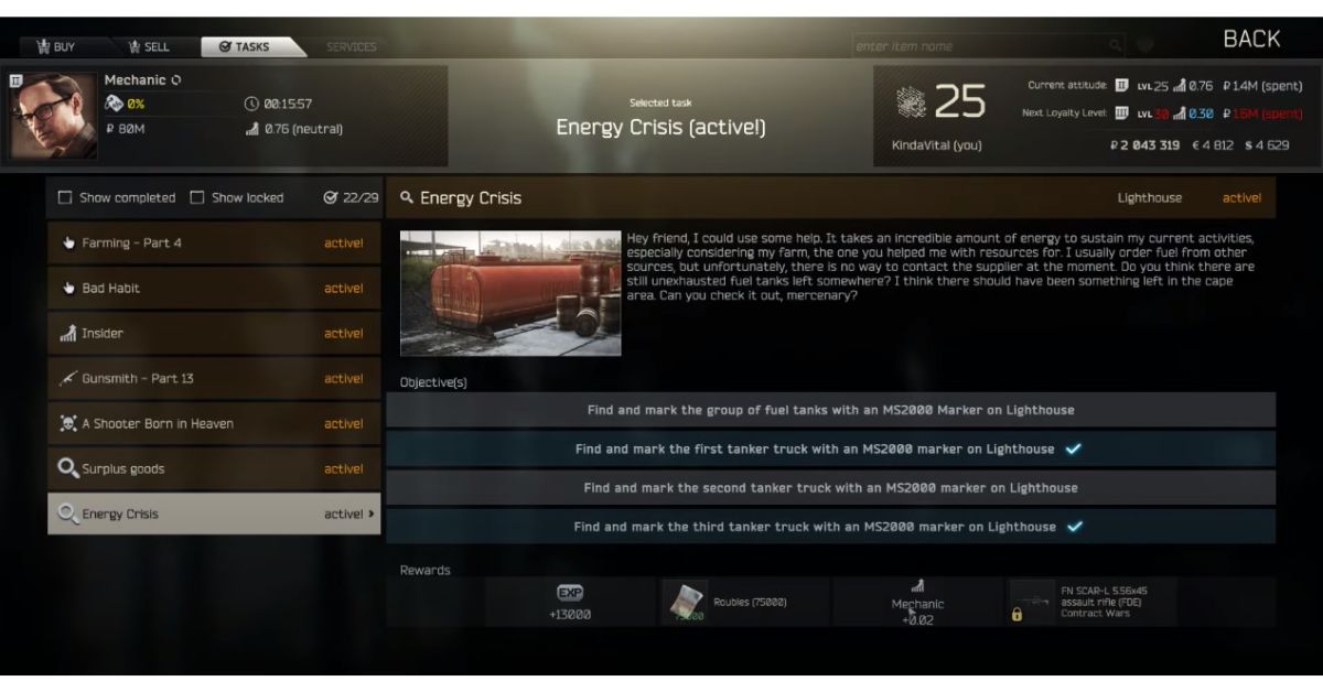 Energy Crisis Tarkov