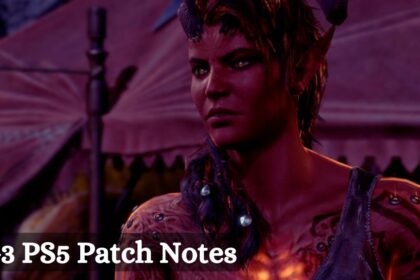 BG3 PS5 Patch Notes