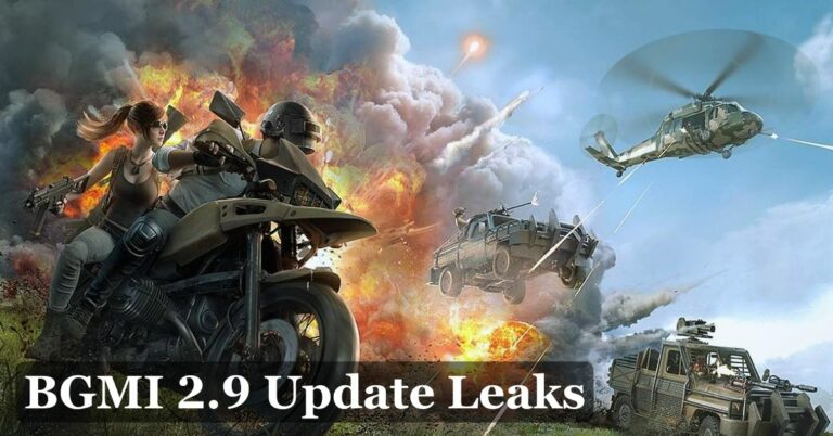 BGMI 2.9 Update Leaks