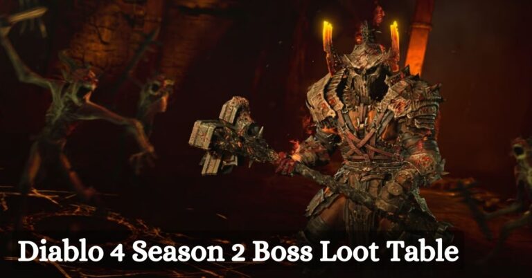 Diablo 4 Season 2 Boss Loot Table