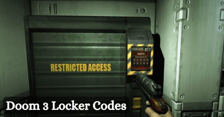 Doom 3 Locker Codes