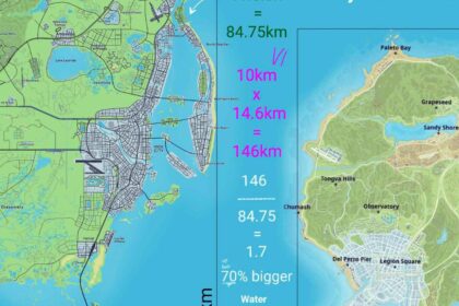 GTA 6 Vs GTA 5 Map