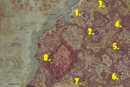 Diablo 4 Waypoint Map