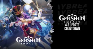 Genshin Impact 4.3 Update Countdown