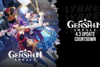 Genshin Impact 4.3 Update Countdown